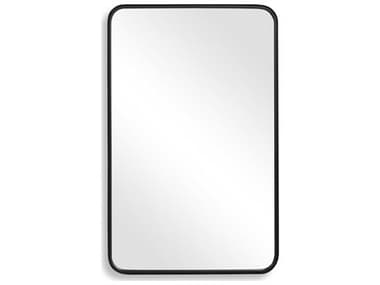 Luxecor Illumination Satin Black Rectangular Wall Mirror LXCW00488