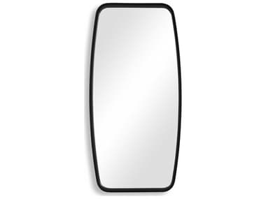 Luxecor Illumination Matte Black Rectangular Wall Mirror LXCW00514