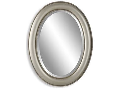 Luxecor Illumination Metallic Silver Oval Wall Mirror LXCW00529