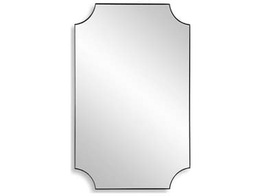 Luxecor Illumination Satin Black Rectangular Wall Mirror LXCW00568