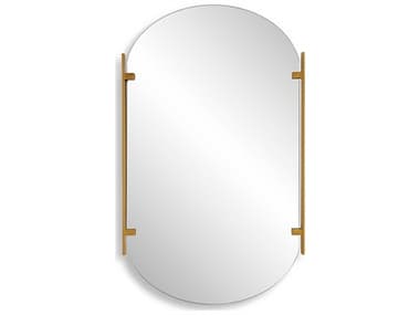 Luxecor Illumination Soft Gold Oval Wall Mirror LXCW00582