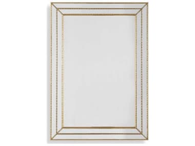 Luxecor Illumination Metallic Gold Rectangular Wall Mirror LXCW00631