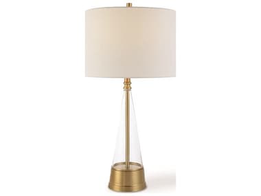 Luxecor Illumination Antique Brass Round Hardback Buffet Lamp LXCW260921