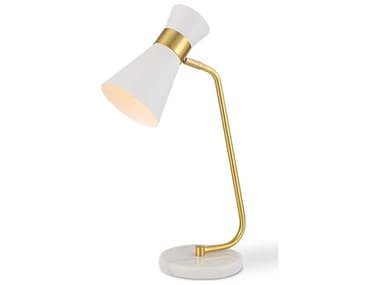 Luxecor Illumination Gold White Desk Lamp LXCW261051