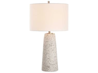 Luxecor Illumination Drum Hardback Rolled Edge Gray Buffet Lamp LXCW261271