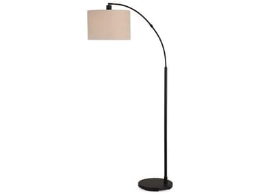 Luxecor Illumination Black Drum Hardback Shade Floor Lamp LXCW261671