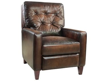 Luxe Designs 38" Brown Leather Upholstered Recliner LXD3758514RC