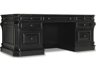 Luxe Designs 36" Black Hardwood Executive Desk LXD4711035937