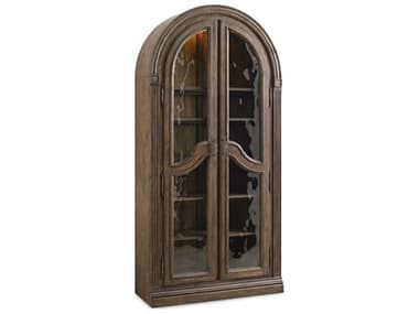 Luxe Designs 44'' Wide Hardwood Wood Curio Display Cabinet LXD51714950099