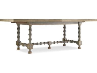 Luxe Designs 84-120" Rectangular Wood Gray Dining Table LXD60068272008415