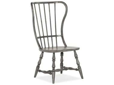 Luxe Designs Poplar Wood Gray Side Dining Chair LXD60068284219504