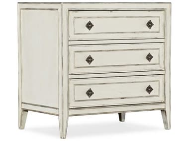 Luxe Designs 30" Wide 3-Drawers White Hardwood Nightstand LXD60669021611198
