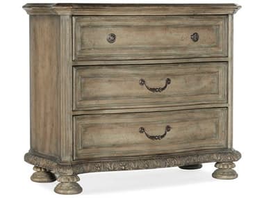 Luxe Designs 42" Wide 3-Drawers Brown Ash Wood Chest Nightstand LXD607990017117920