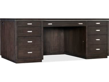 Luxe Designs 72" Brown Ash Wood Executive Desk LXD609310562118415