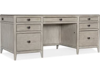 Luxe Designs 70" Gray Alder Wood Executive Desk LXD612210562118910