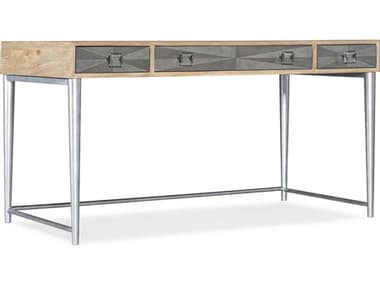 Luxe Designs 56" Brown Elm Wood Secretary Desk LXD6123115038LTGY99