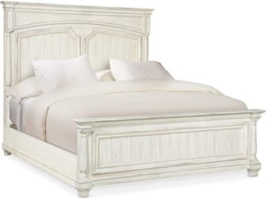 Luxe Designs White Pine Wood King Panel Bed LXD61629026611198