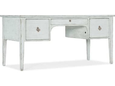 Luxe Designs 64" White Oak Wood Secretary Desk LXD62261045811198