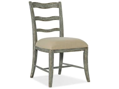 Luxe Designs Oak Wood Gray Fabric Upholstered Side Dining Chair LXD622675313118910