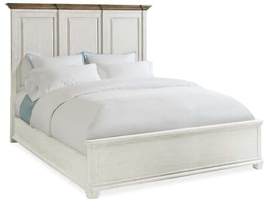 Luxe Designs Brown Poplar Wood King Panel Bed LXD63029066611198