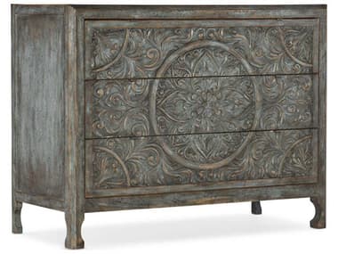 Luxe Designs 44" Wide Blue Hardwood Accent Chest LXD716150007114455