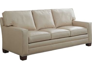 Lexington Brayden " Beige Leather Upholstered Sofa LXLL639033