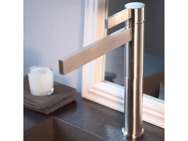 Maestro BathFulgora Bathroom Faucet  Brushed Nickel  Without Pop-Up Drain MABFAU016BNI
