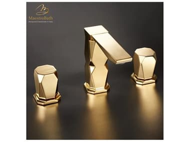 Maestro BathBellavista 3-Hole Luxury Bathroom Faucet MABFAUIK3GLD