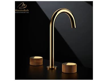 Maestro BathFavolosa Luxury 3-Hole Bathroom Faucet MABFAUPR3GLD