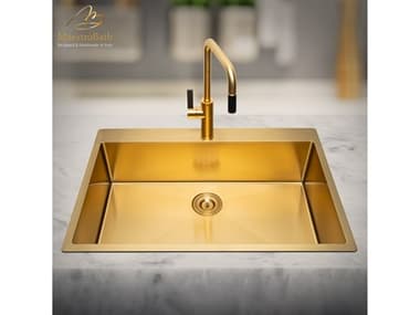 Maestro BathRapsodia Mono Shower Faucet  Chrome  Brushed Gold MABKITLUZBGL