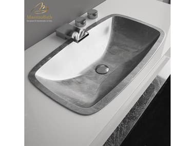 Maestro BathRisplenda Bathroom Sink  Silver Leaf MABPEROPESLL