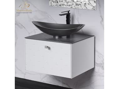 Maestro BathPoesia Modern Bathroom Vanity  White  24" MABVANADEL24WHT