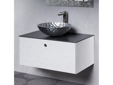 Maestro BathPoesia Modern Bathroom Vanity  White  32 MABVANADEL32WHT
