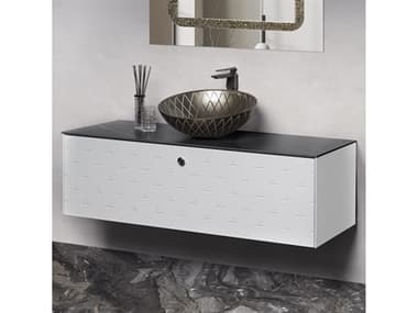 Maestro BathPoesia Modern Bathroom Vanity  White  40" MABVANADEL40WHT