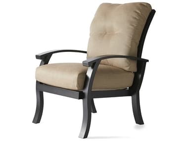 Mallin Georgetown Cushion Aluminum Dining Arm Chair MALGT410