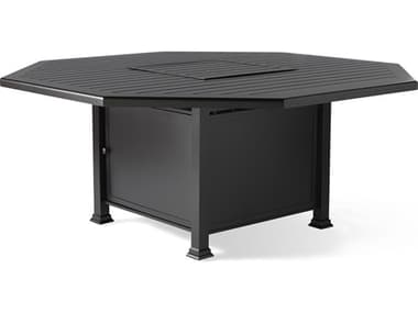 Mallin Pasa Robles Firepit Tables F-top 66'' Wide Aluminum Octagon Fire Pit Table MALLF153LF071F