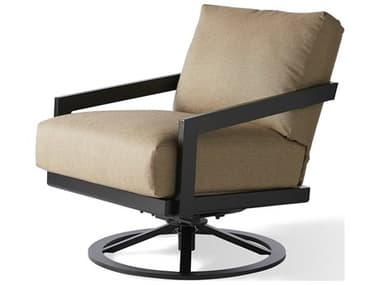 Mallin Oslo Cushion Aluminum Swivel Rocker Lounge Chair MALOS486