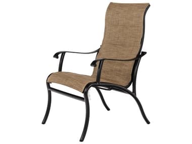 Mallin Scardsale Padded Sling Aluminum Dining Arm Chair MALSL320