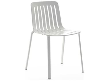 Magis Outdoor Plato White Aluminum Metal Dining Chair MAOSD1230B