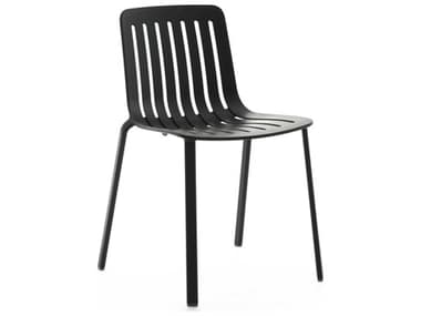 Magis Outdoor Plato Black Aluminum Metal Dining Chair MAOSD1230N