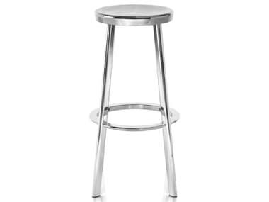 Magis Outdoor Deja-vu Polished Aluminum Metal Bar Stool MAOSD282