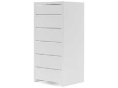 Mobital Blanche White Six-Drawer Chest MBCH6BLANWHIT