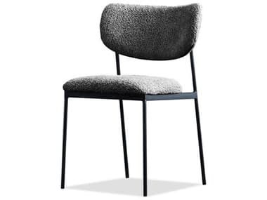 Mobital Clique Gray Upholstered Armless Dining Chair MBDCHCLIQCHAGPCBLA