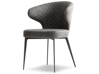 Mobital Hug Gray Upholstered Armless Dining Chair MBDCHHUG9FAWN