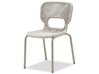 Mobital Ischia White Armless Dining Chair MBDCHISCHIVORTAUPC