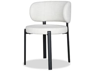 Mobital Lily Black Upholstered Armless Dining Chair MBDCHLILYALAHPCBLA