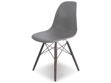 Mobital Privo Walnut Wood Brown Armless Dining Chair MBDCHPRIVMGREAMWAL