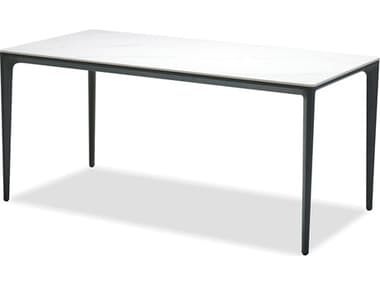 Mobital Capri Rectangular Ceramic Dining Table MBDTACAPRCARRPCBLA