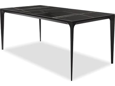 Mobital Capri Rectangular Ceramic Dining Table MBDTACAPRSAFAPCBLA