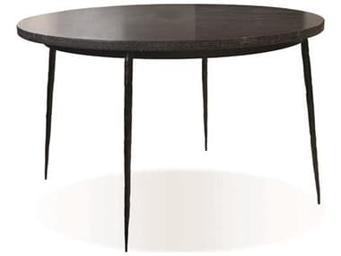 Mobital Kaii 49" Round Marble Black Dining Table MBDTAKAIIBLAC49IN